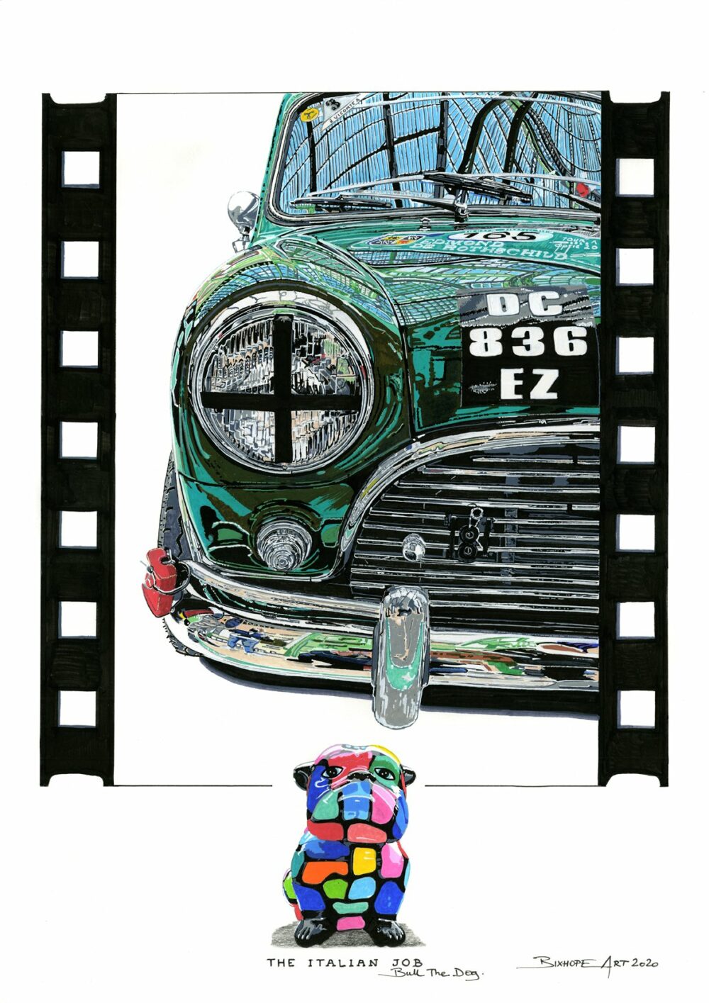 « THE ITALIAN JOB » MINI COOPER S 1965 TOUR AUTO 2020