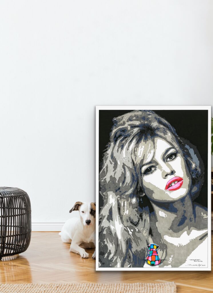 INITIALES B.B, Brigitte Bardot - Bixhope Art